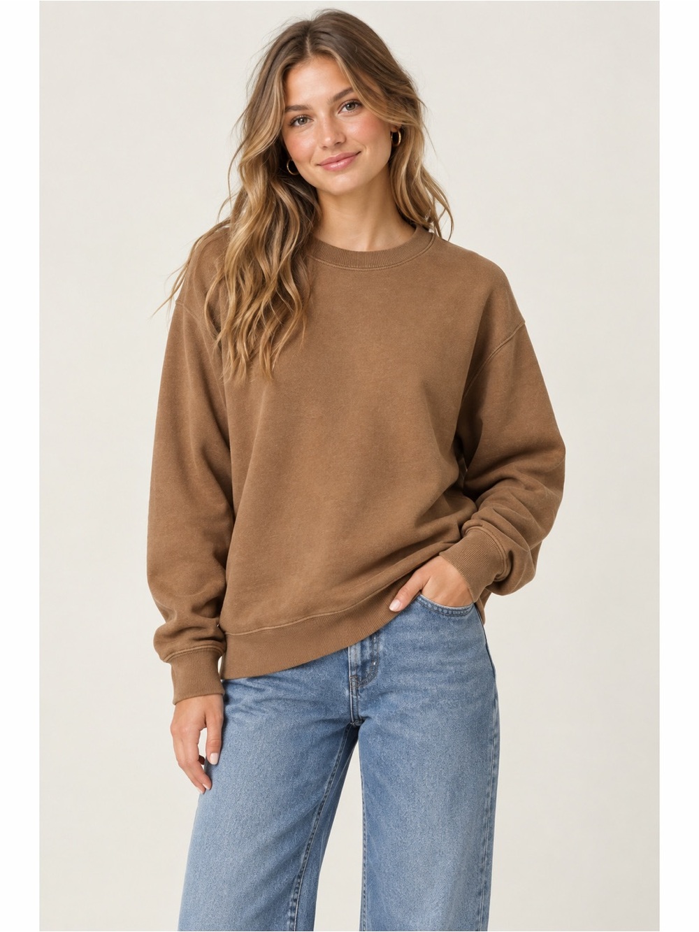 AE | Ahh-Mazingly Soft Jegging Fit Pullover Oversized Crewneck Sweater